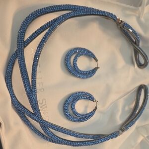 Atelier Swarovski Blue Necklace Set